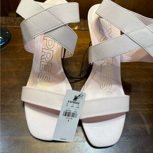 Express Women's light Pink Sandals